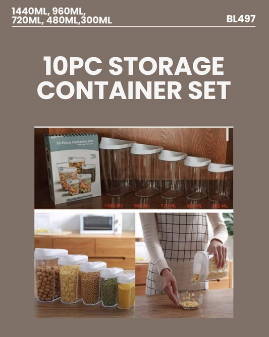 10pc Storage Container Set BL497