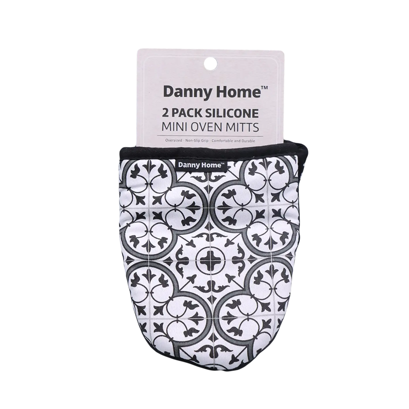 2PC Silicone Mini Oven Mitts  Glove 19x14cm KG01