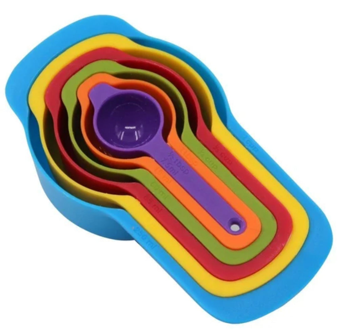 6pc Plastic Measuring Cups KM-001
