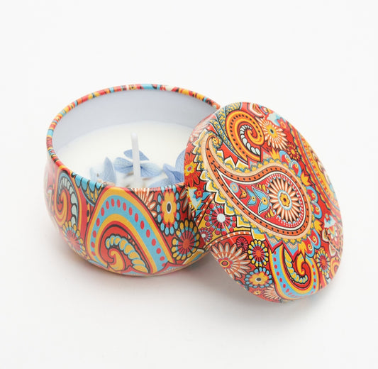 Round Tin Scented Candle 6x4cm 6400