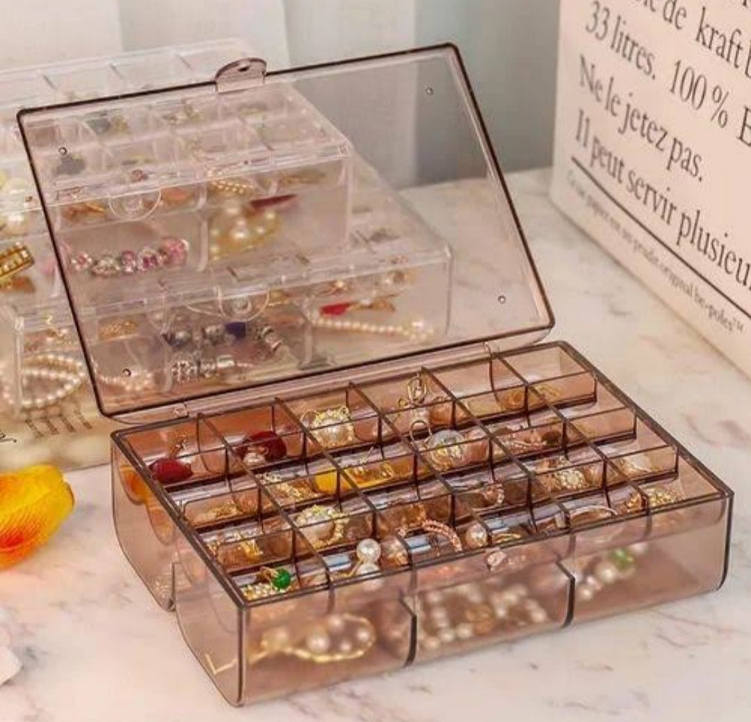 Multilayer Portable Jewerly Storage Box EO-27