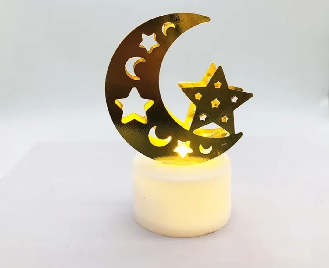 Led Gold Candles 0125