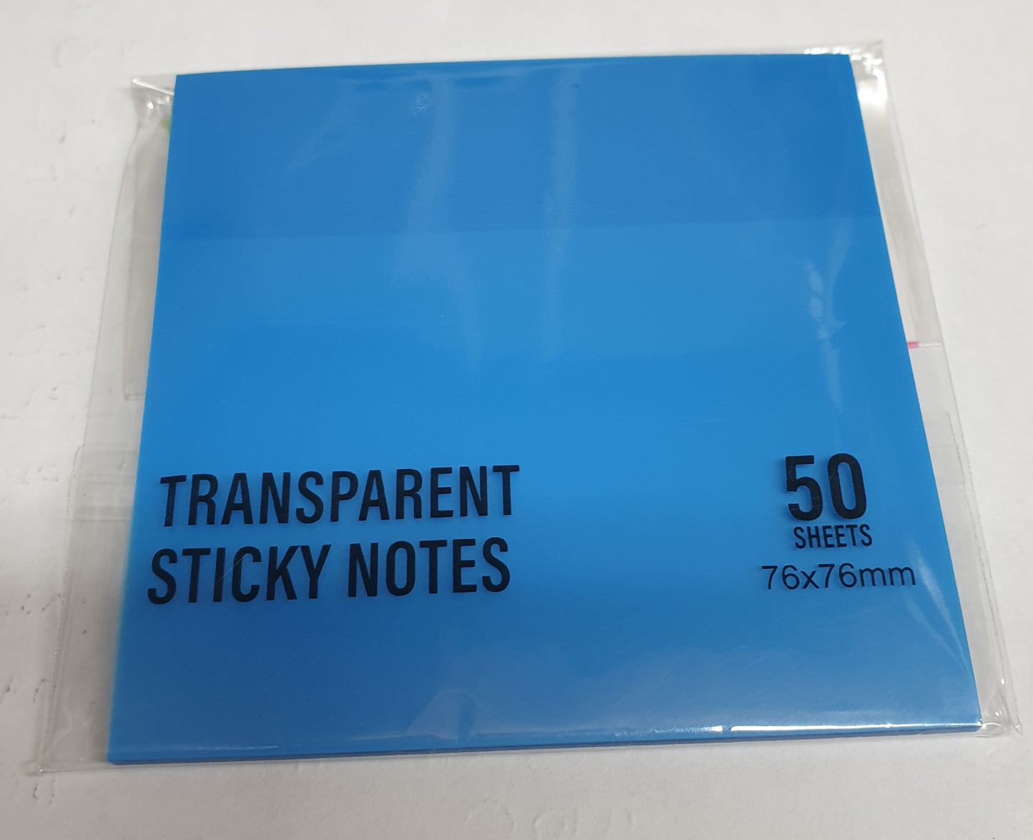 Transparent Sticky Notes 50sheets P71-1/2 76 x 76mm