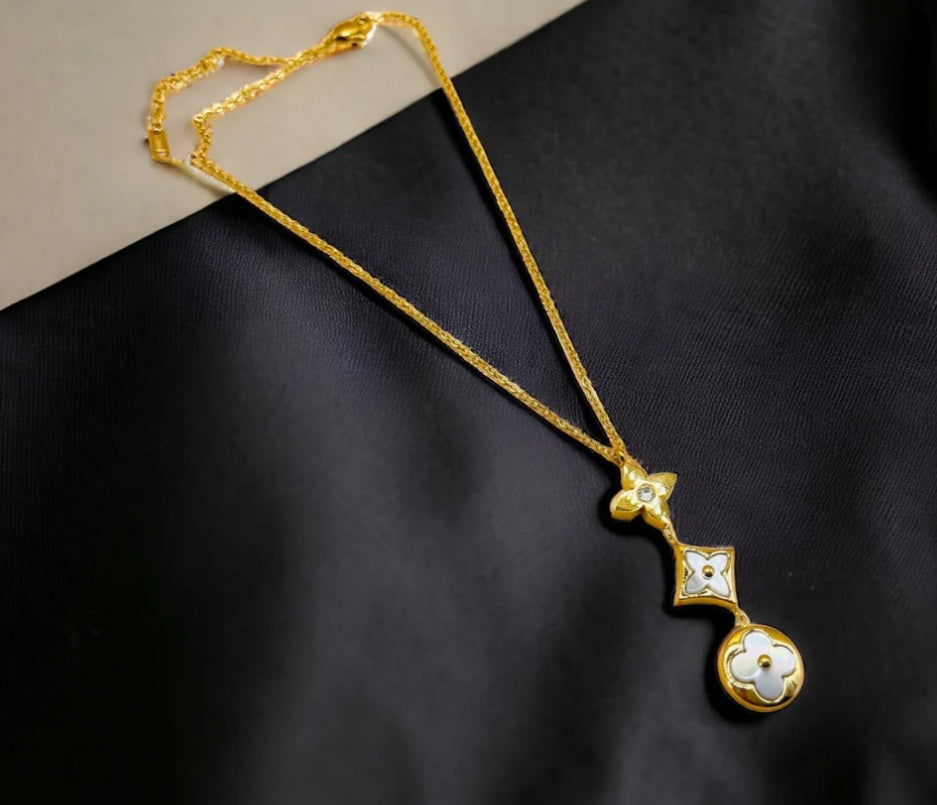 Stainless Steel Gold Necklace - CH003