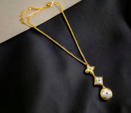 Stainless Steel Gold Necklace - CH003