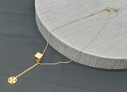 Stainless Steel Gold Necklace CH001