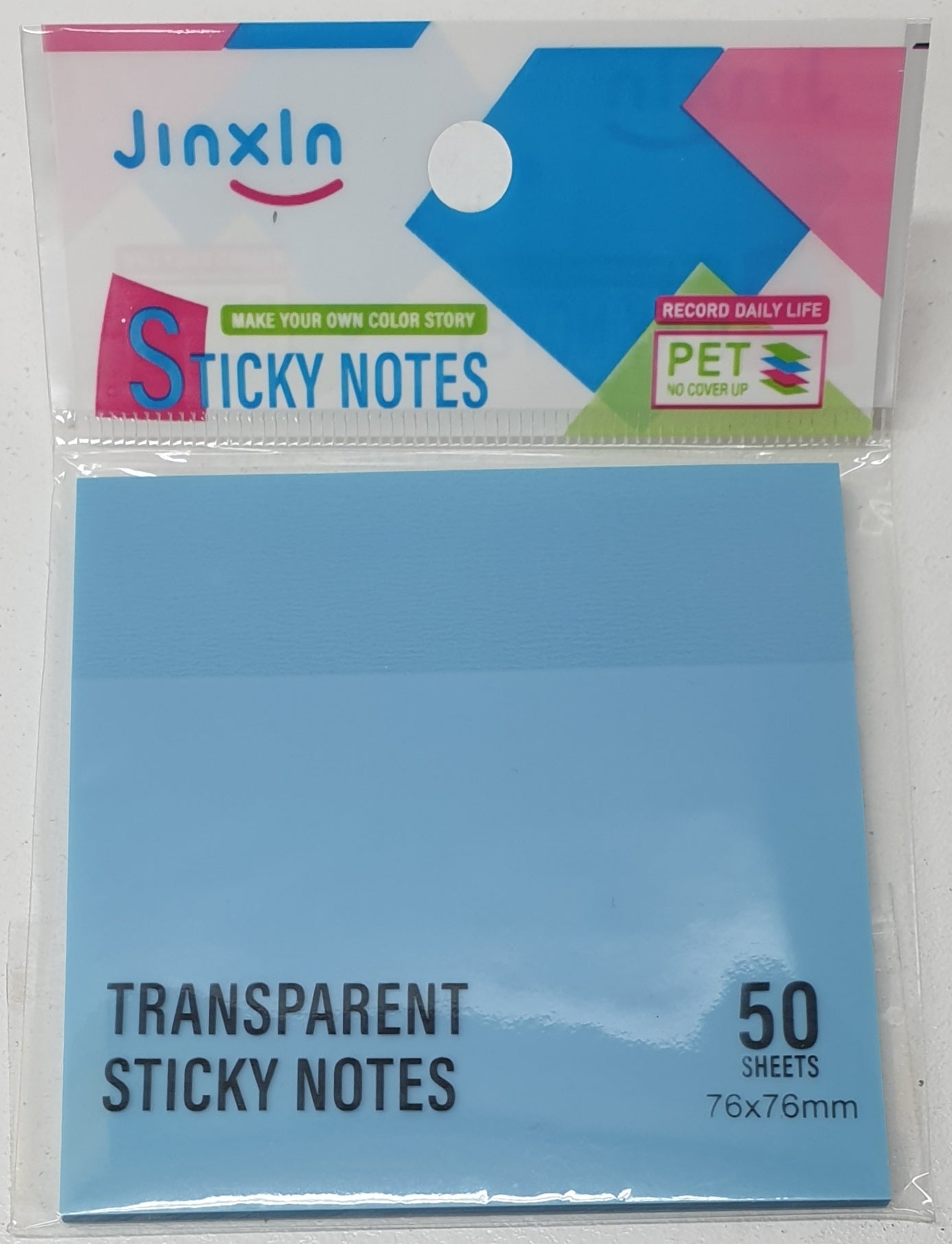 Transparent Sticky Notes 50sheets P71-1/2 76 x 76mm