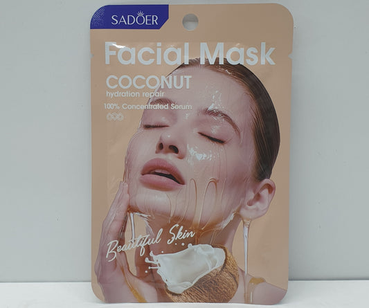 SADOER FACIAL MASK HYDRATION REPAIR 25ml - SD47175 - COCONUT