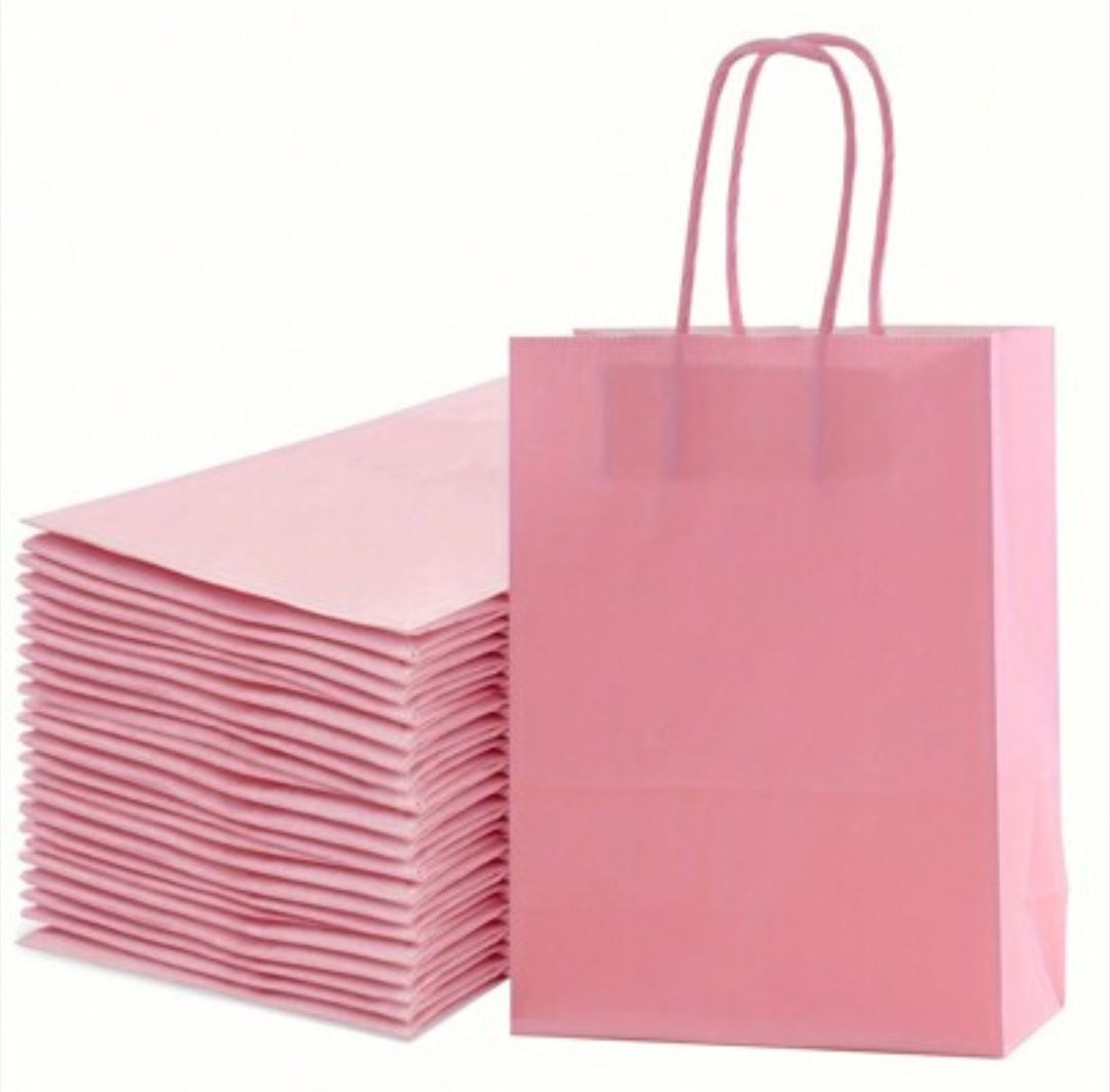 12pc Kraft Gift Bag - 27X21X11CM - 0706-2