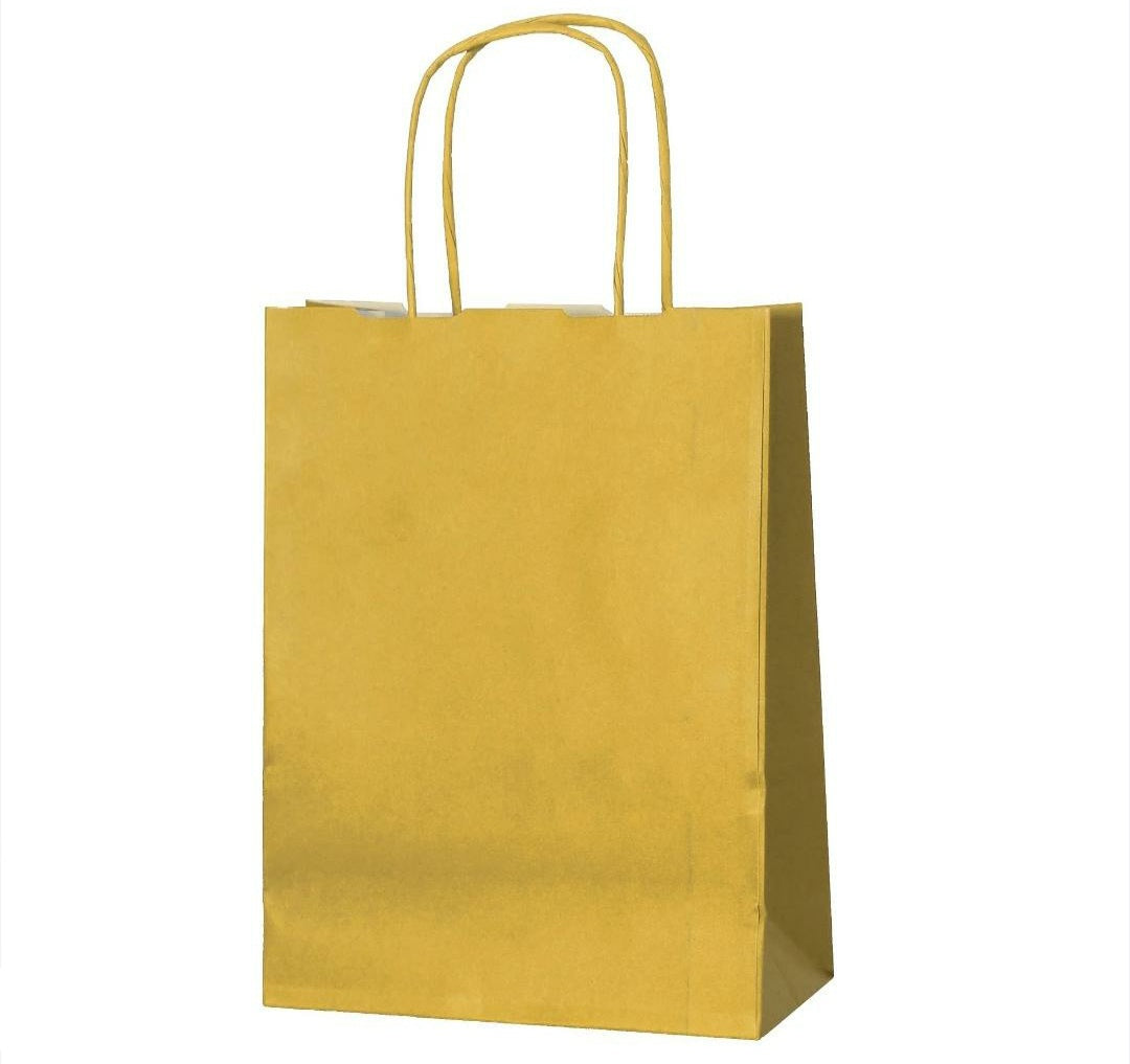 12pc Kraft Gift Bag - 27X21X11CM - 0706-2