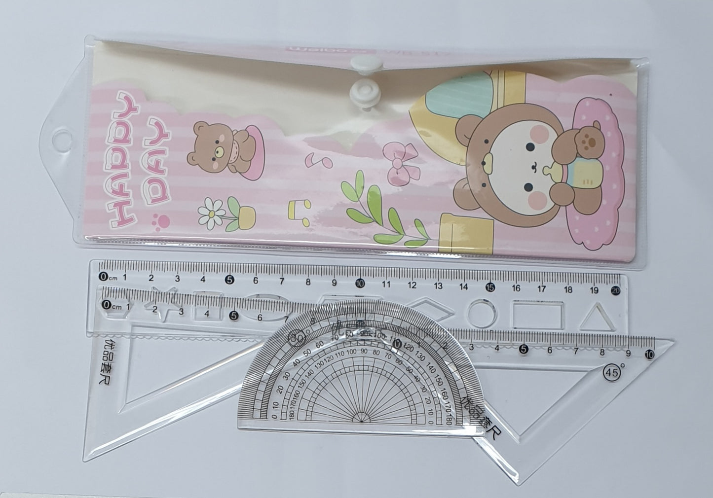 Weibo Assorted Ruler 4pce Set  WB-507