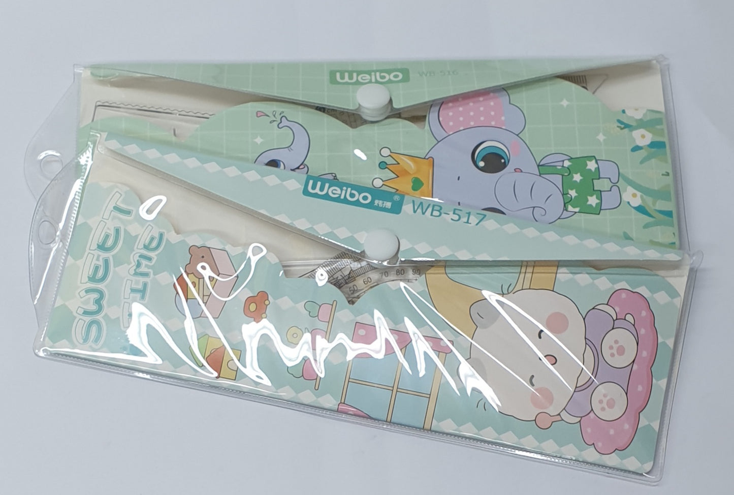 Weibo Assorted Ruler 4pce Set  WB-507