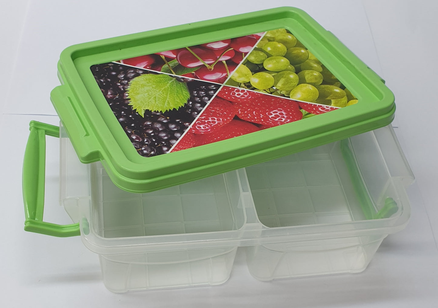 Plastart 2compartment container-540ml-7X13X7cm-SA352