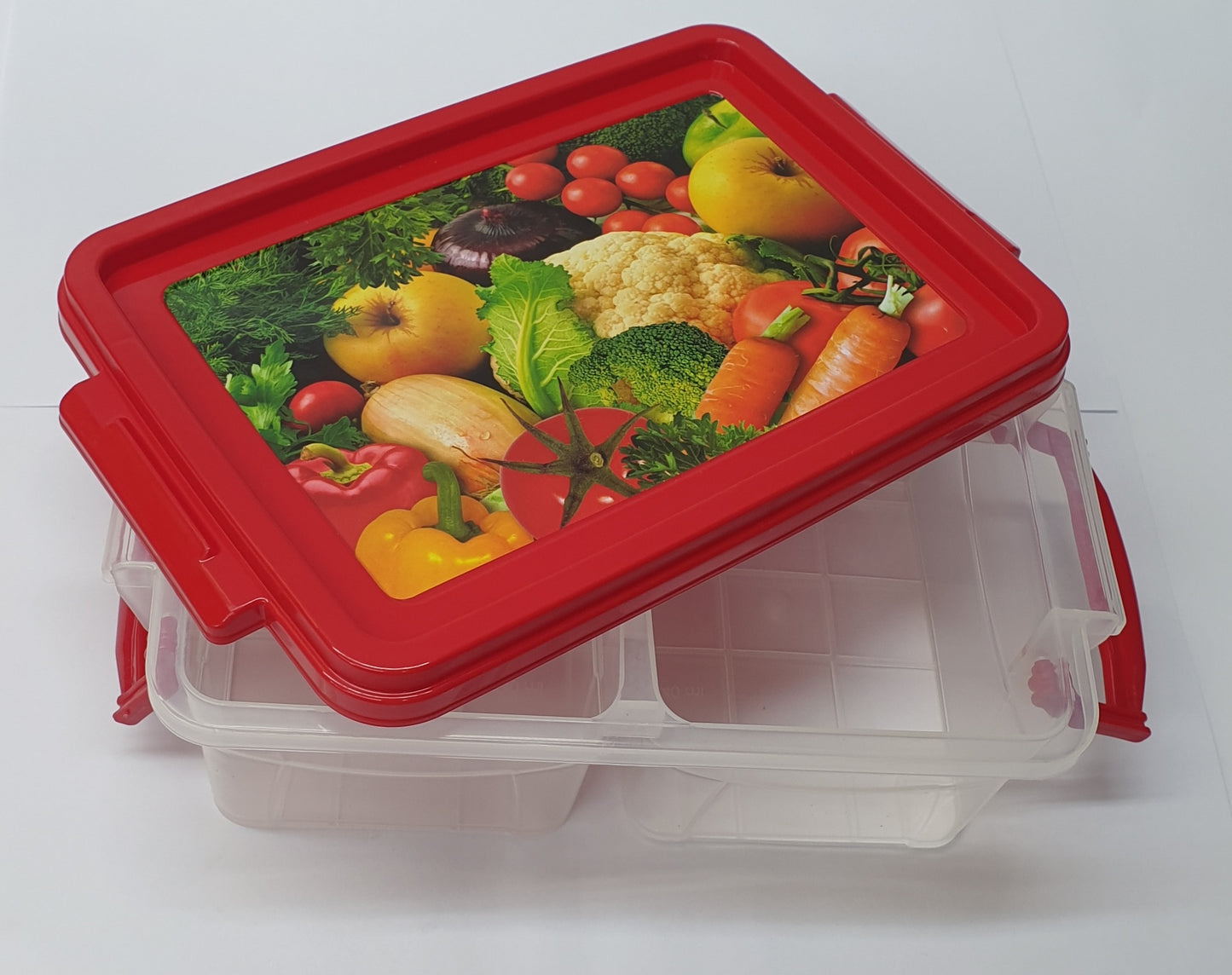 Plastart 2compartment container-540ml-7X13X7cm-SA352