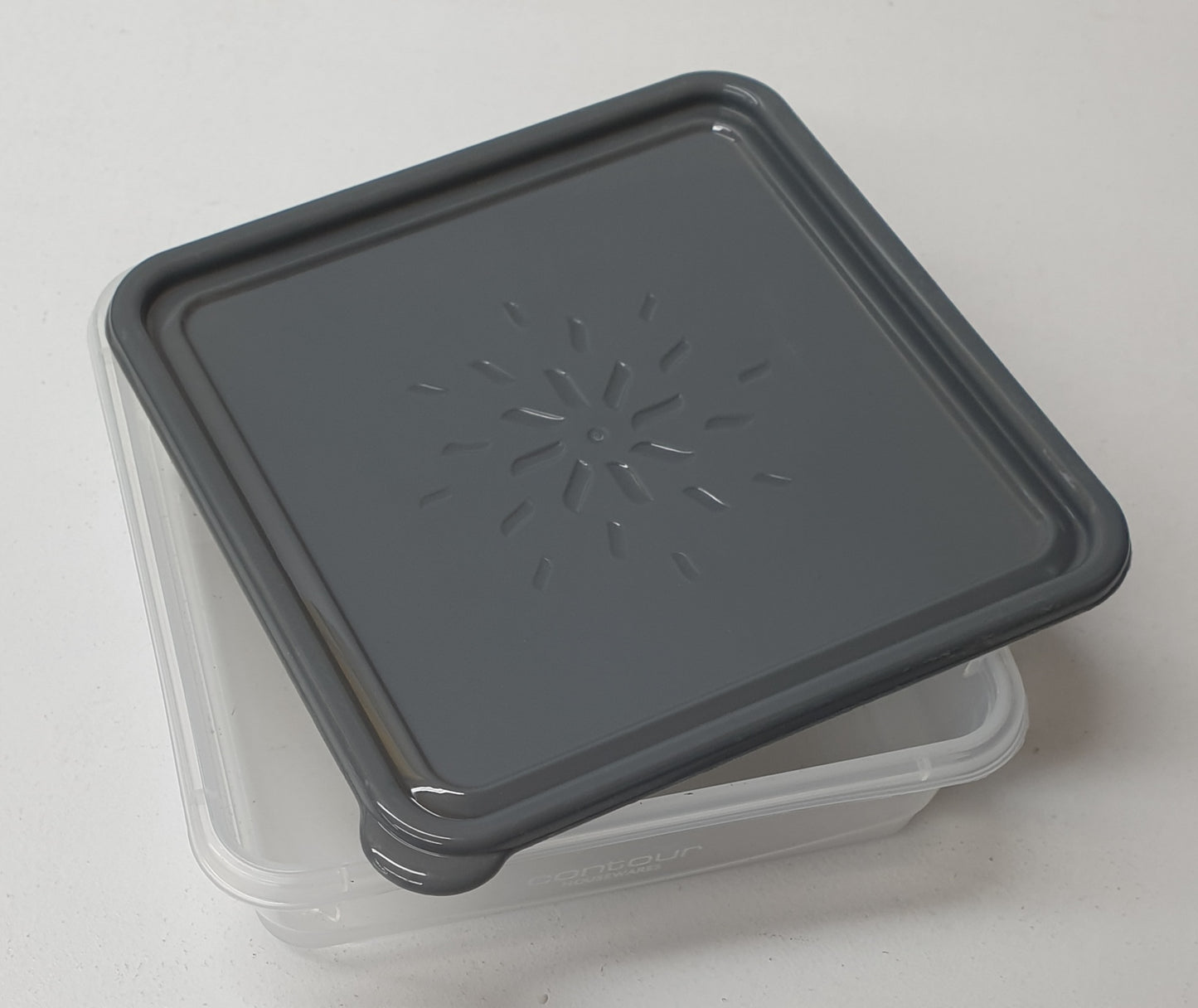 Square Plastic Container 600ml 4678
