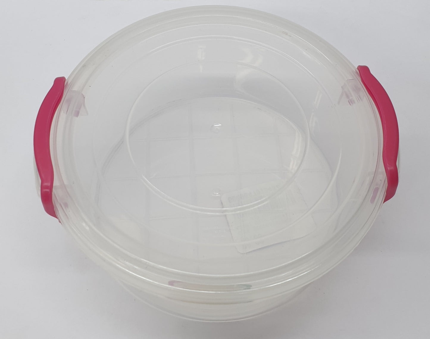 Formosa Round Clear Plastic Container  600ml - 3432 - 13x5.5cm
