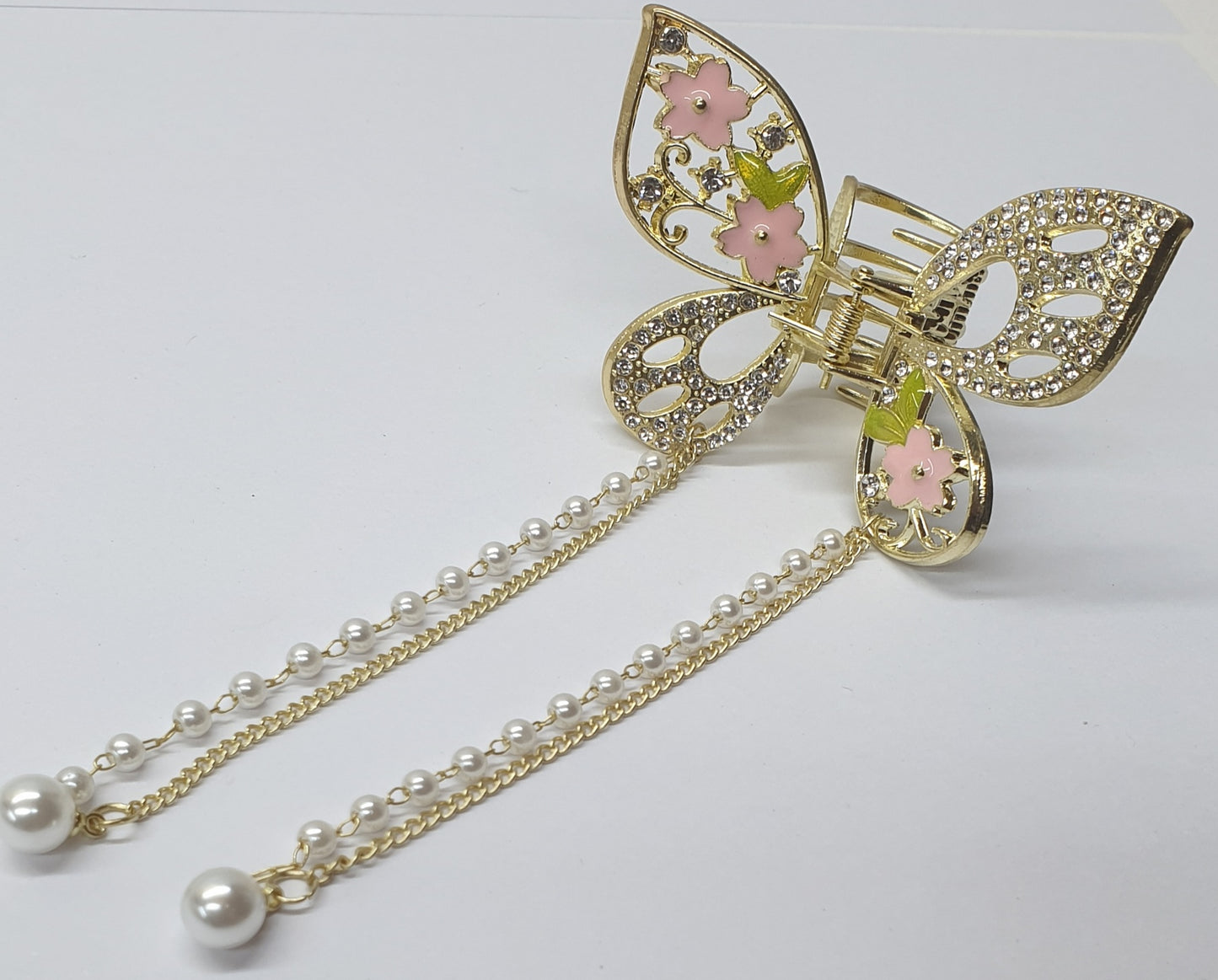 Butterfly Diamante Clips BDC001