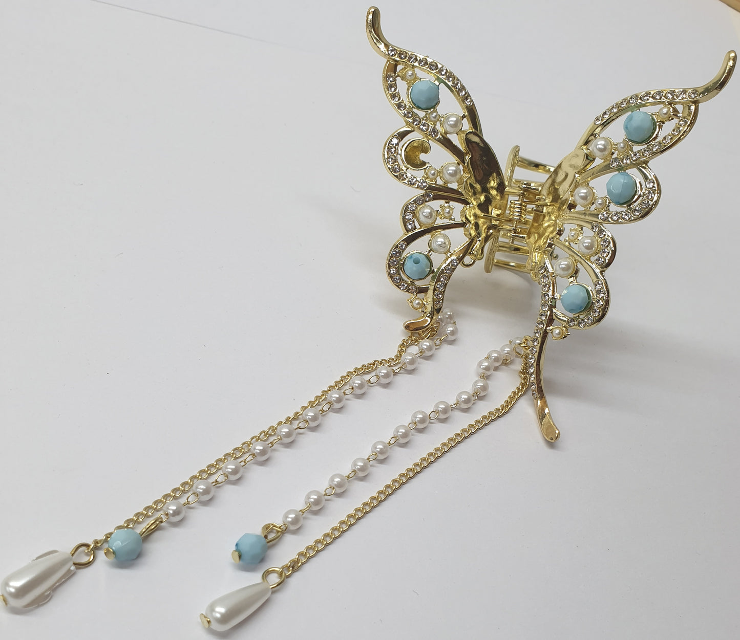 Butterfly Diamante Clips BDC001