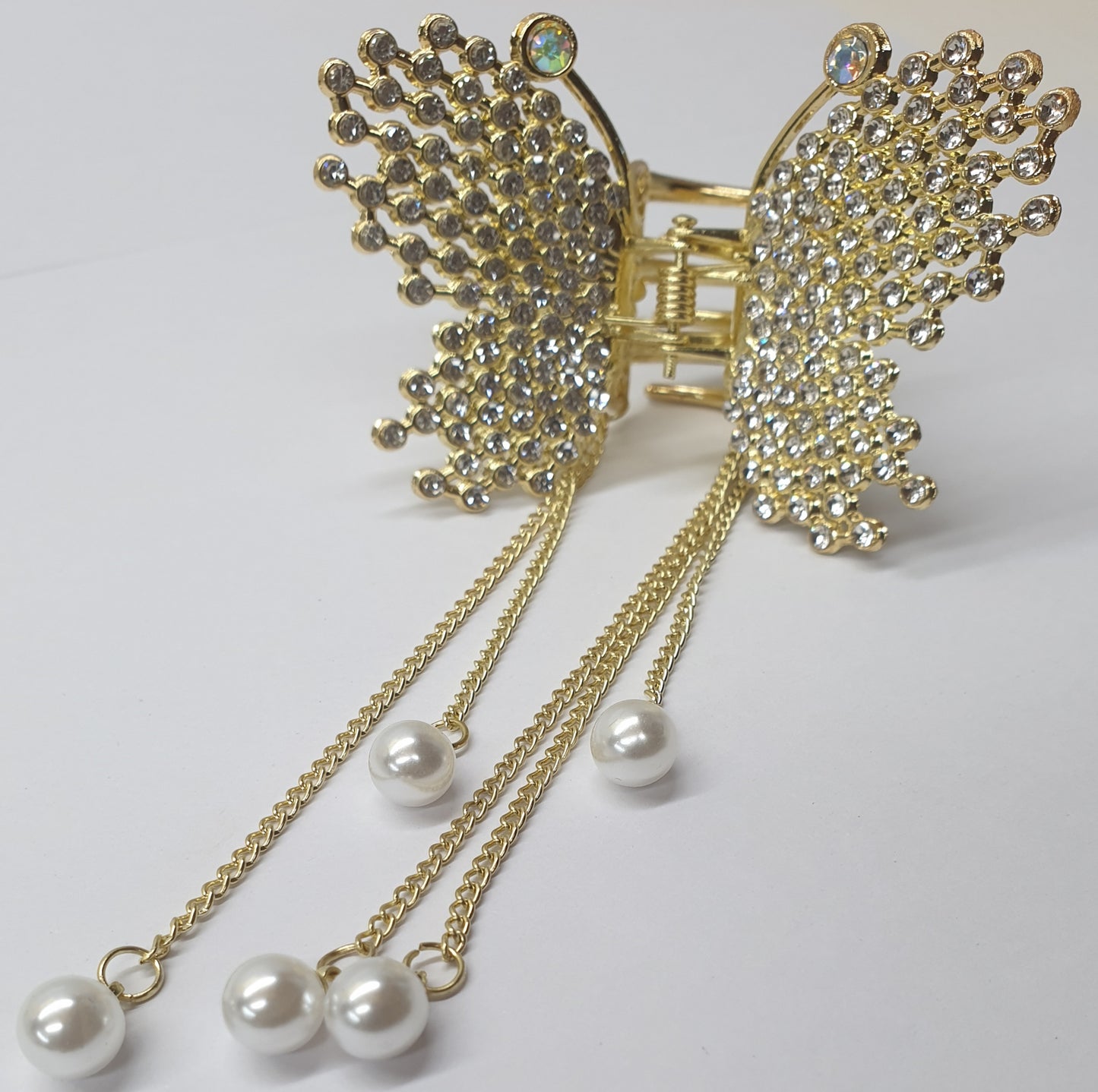 Butterfly Diamante Clips BDC001