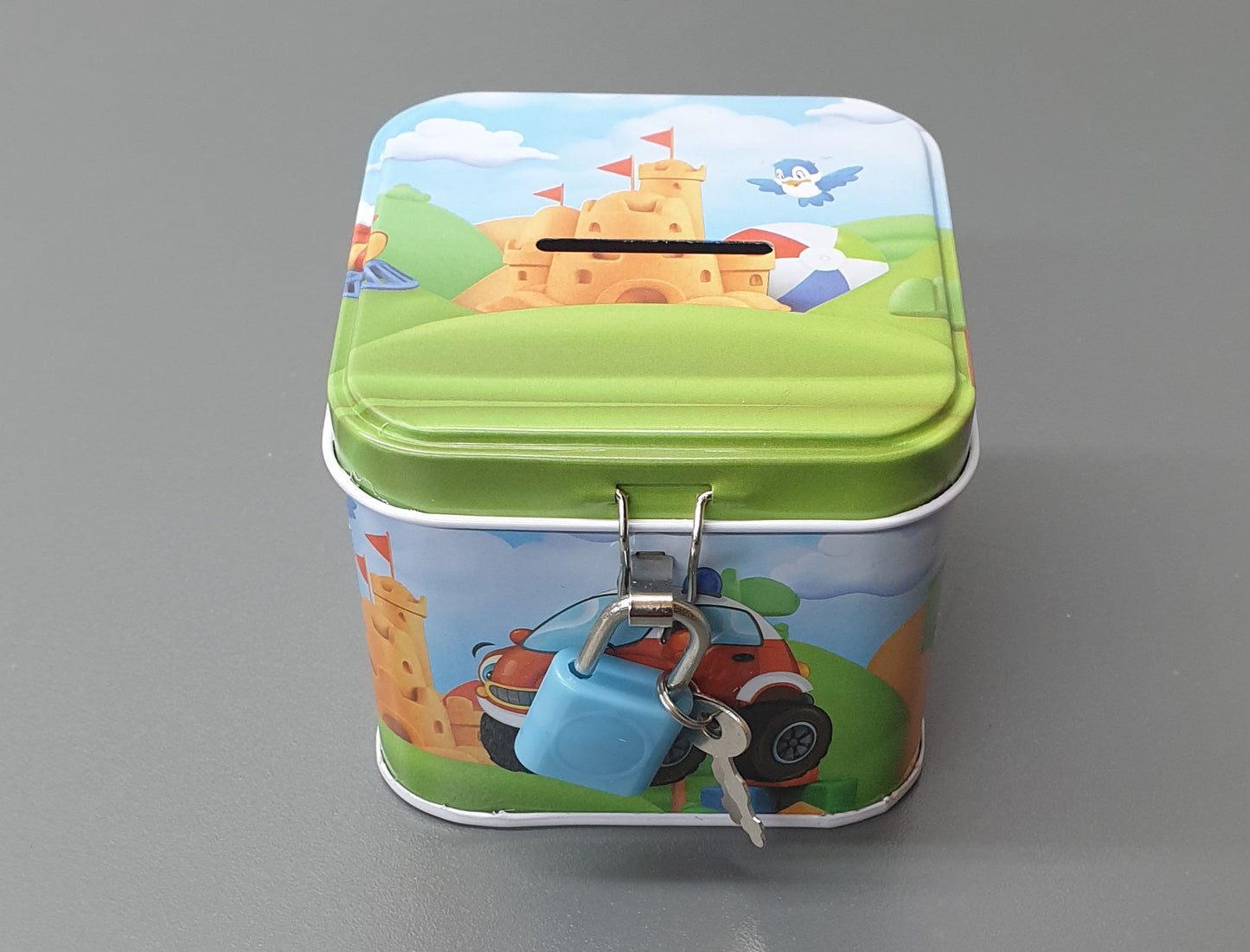 Square Money Tin JT0881 8X7CM