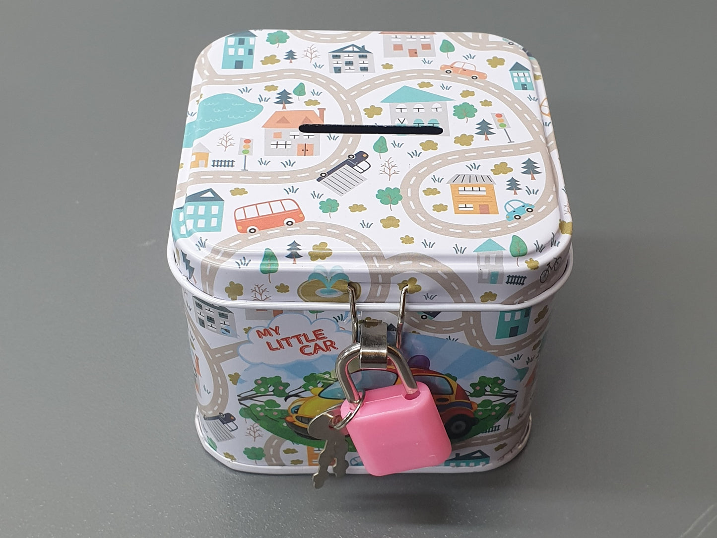 Square Money Tin JT0881 8X7CM