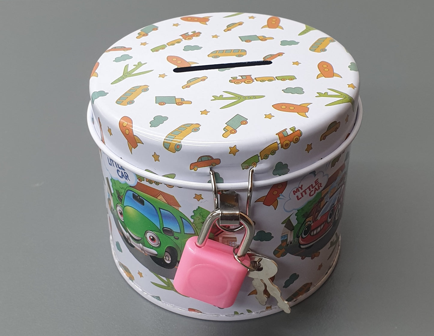 Round Money Tin JT0882