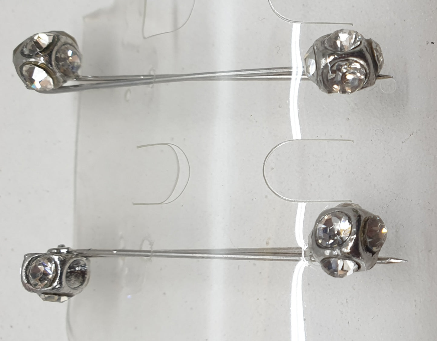 4pc Diamante Scarf Pins 0842