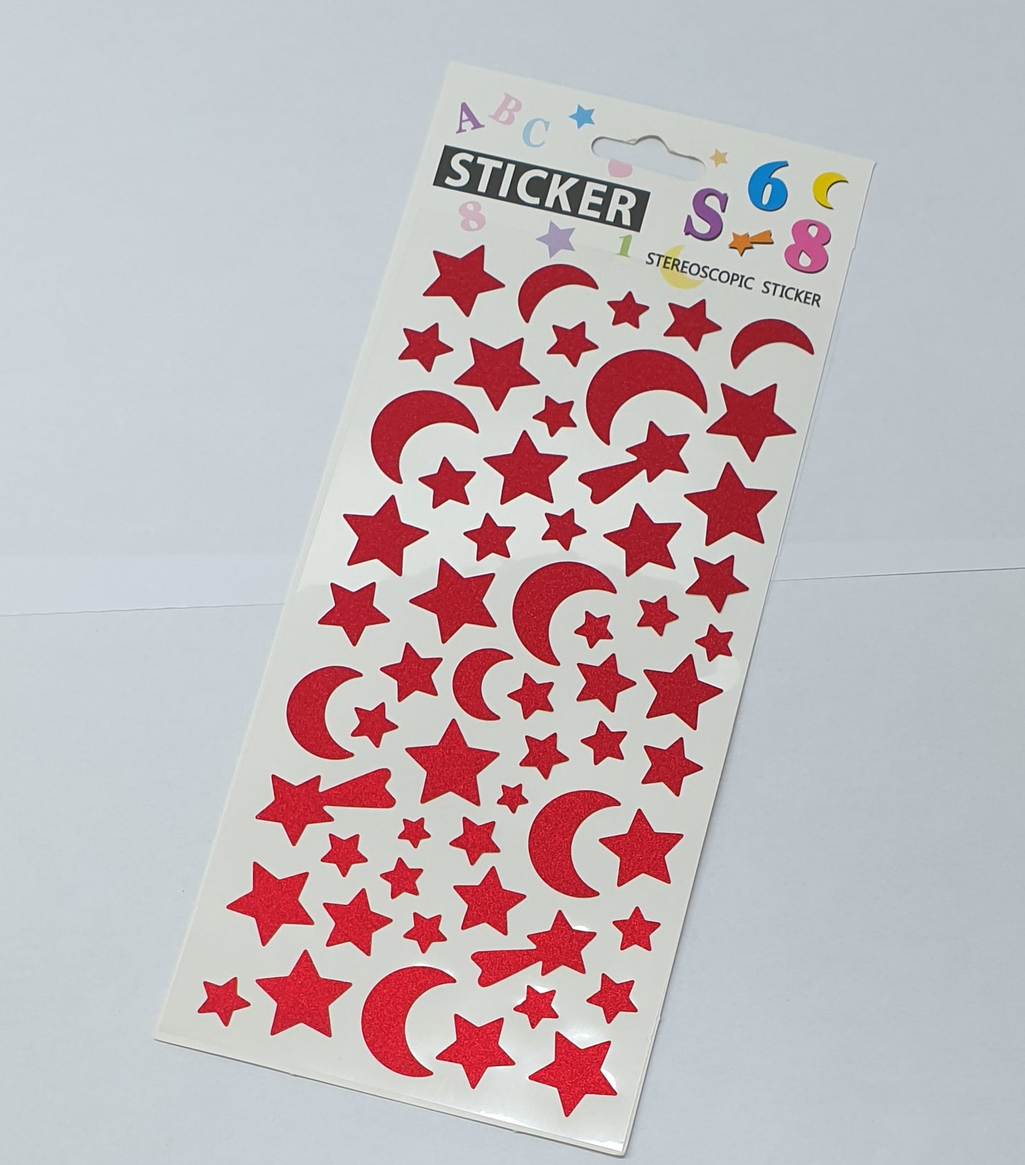 Stereoscopic Stars And Moon Stickers 9892