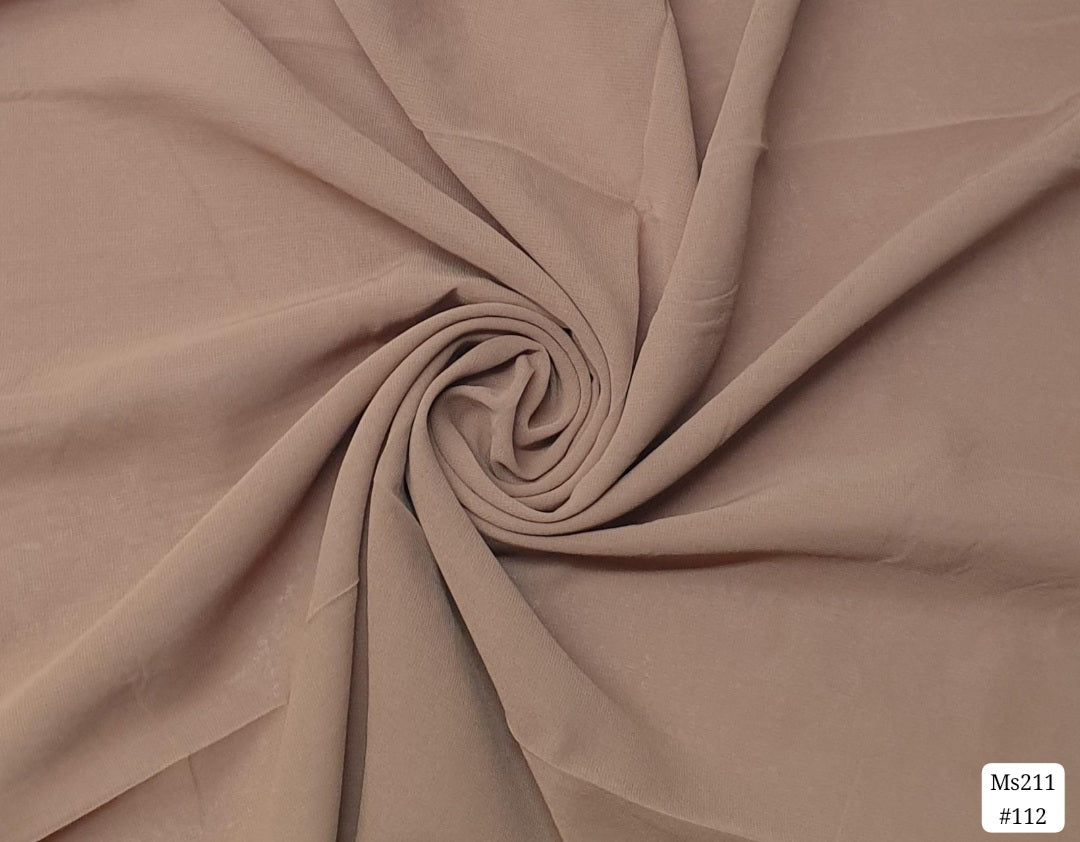 Plain Chiffon Scarf MS211 182X71cm