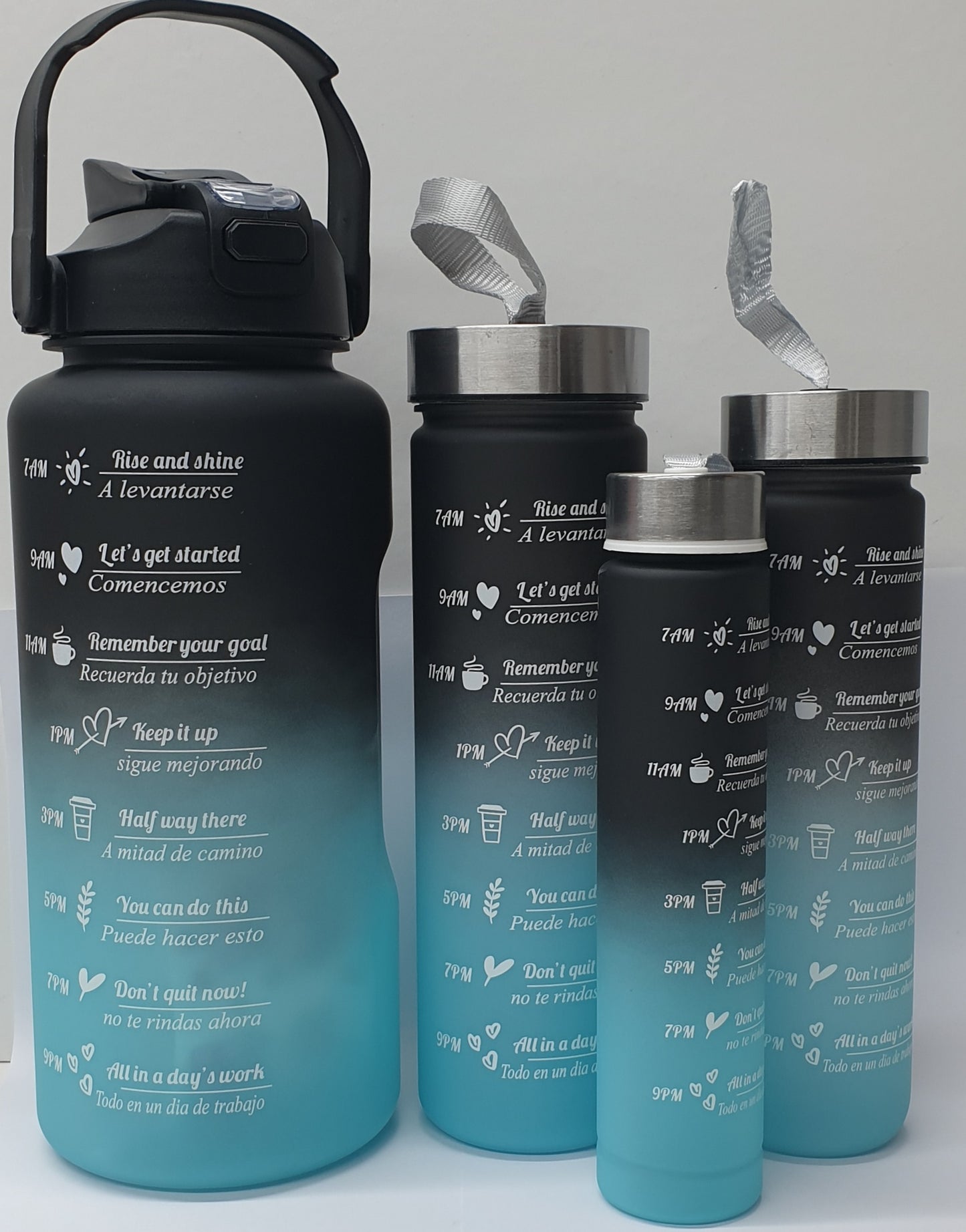 4pc Water Bottle Set H-8821