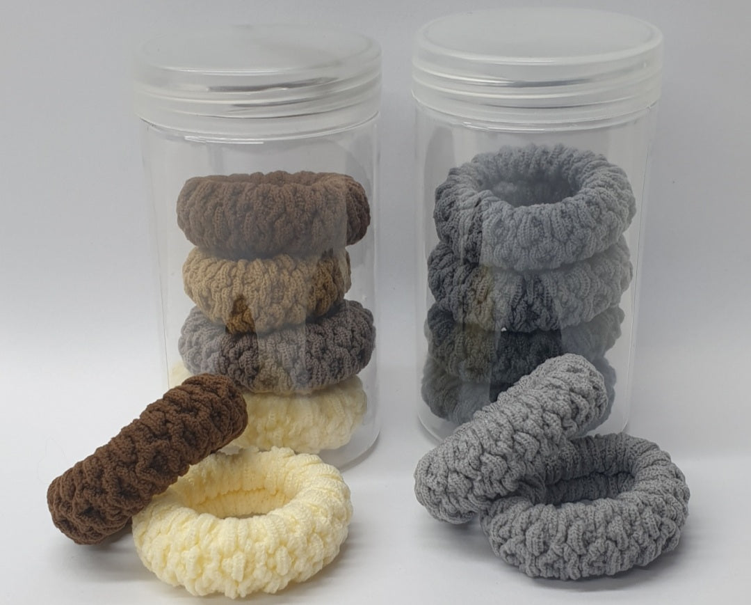 6pc Mixed Hair Ponies 5406