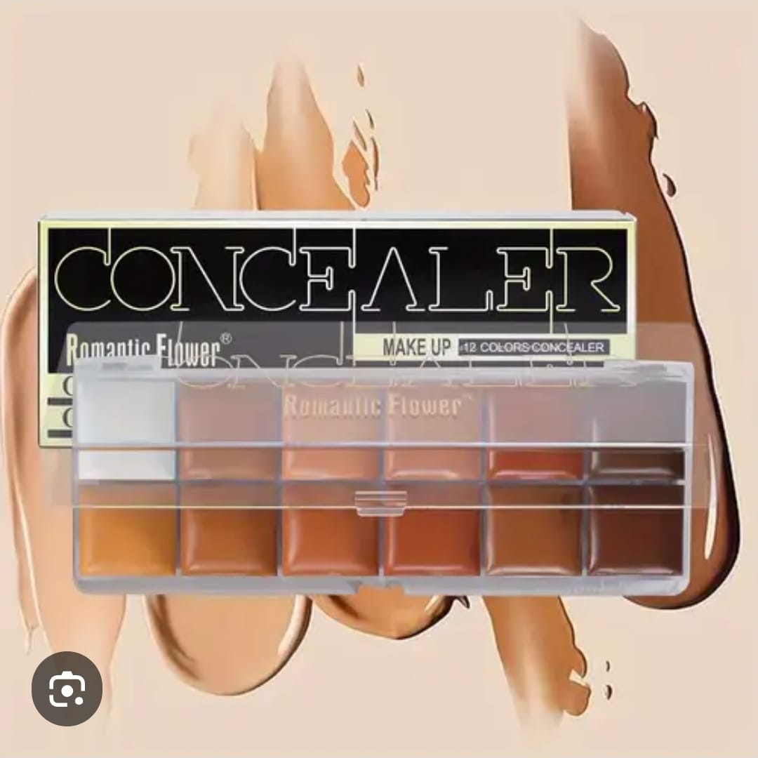 12 Colours Romantic Flower Concealer 0495