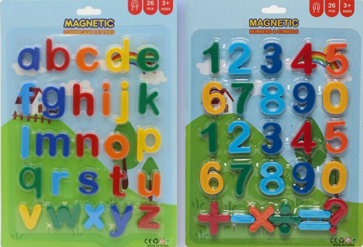 26PC Magnetic Letters& Numbers HN6002/03