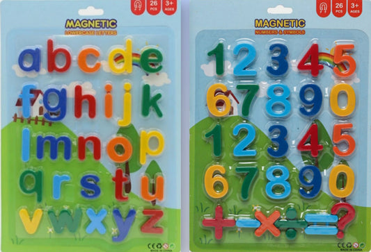 26PC Magnetic Letters& Numbers HN6002/03