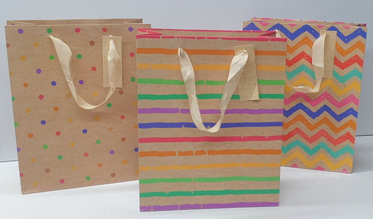 Patterned Gift Bag 32X26cm 1598M-1-4