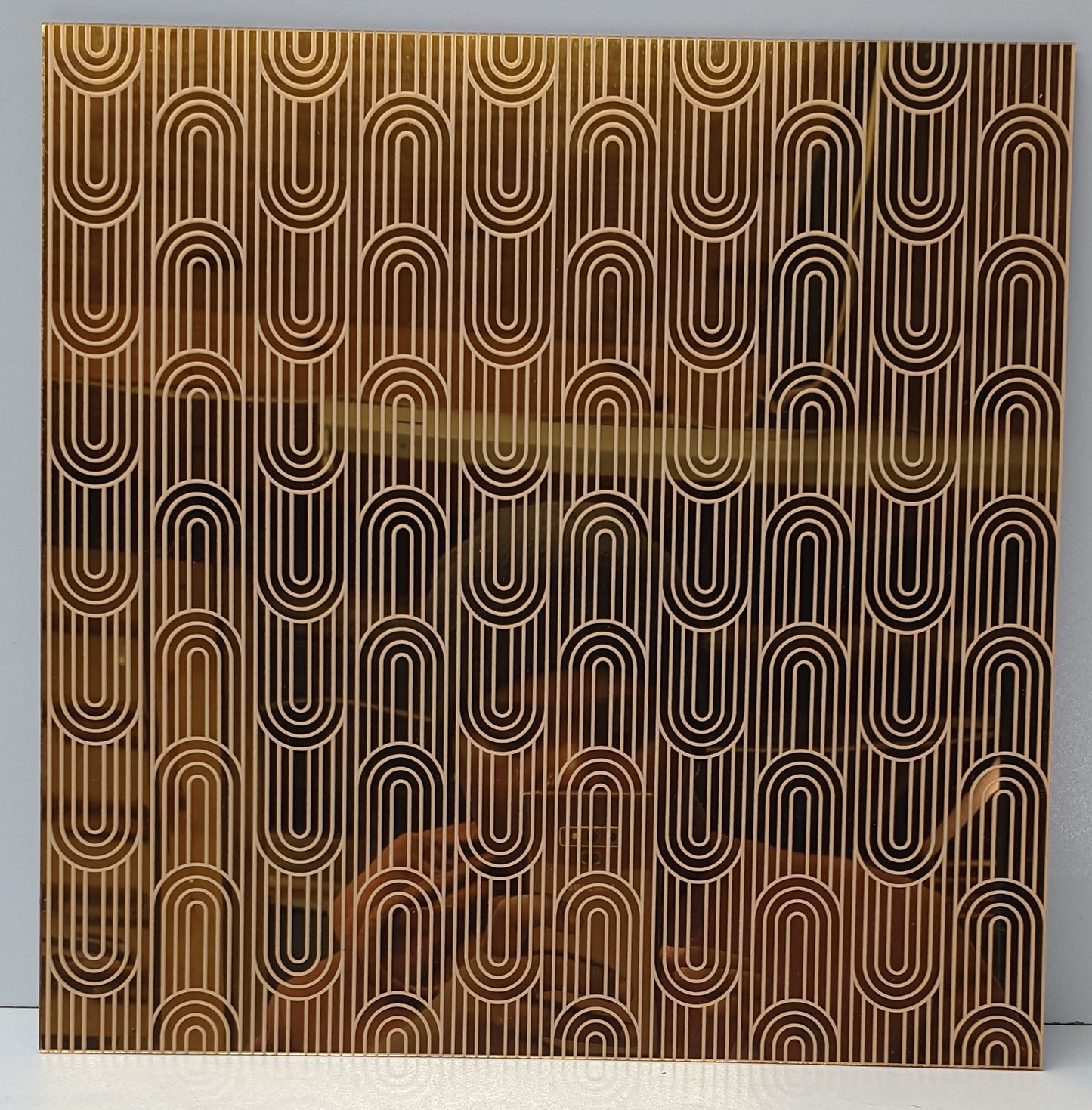 1pc PVC Wall  Panel Mirror Sticker 30x30cm LY-26/12/40/09