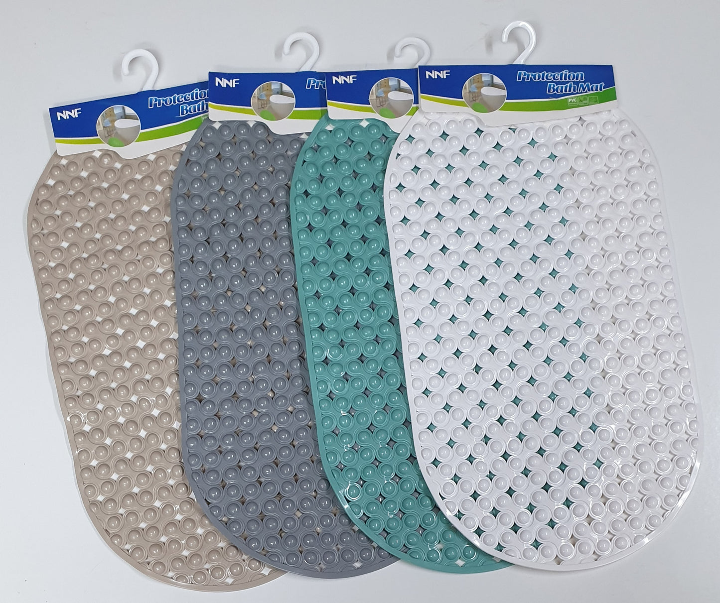 Oval Shape Non -Slip Bath Mat 70x37cm 1607-7