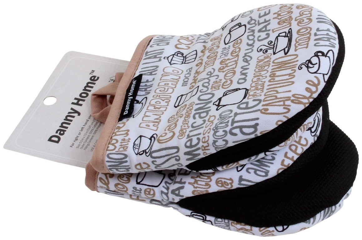 2PC Silicone Mini Oven Mitts  Glove 19x14cm KG01