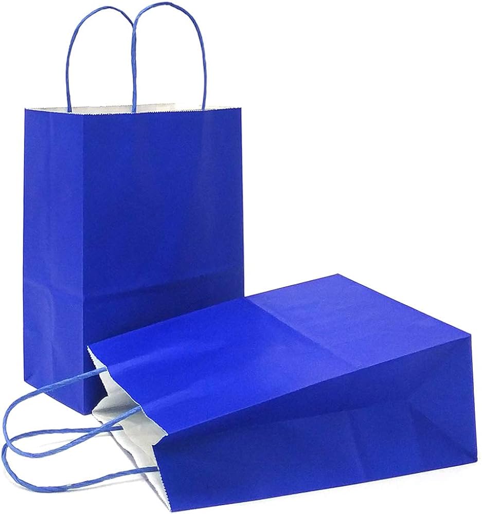 12pc Kraft Gift Bag - 27X21X11CM - 0706-2