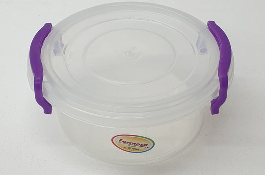 Formosa Round Plastic Clip Container - 300ml - 3449 - 10x4.5cm