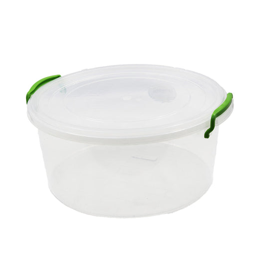 Formosa Round Clear Plastic Container  600ml - 3432 - 13x5.5cm