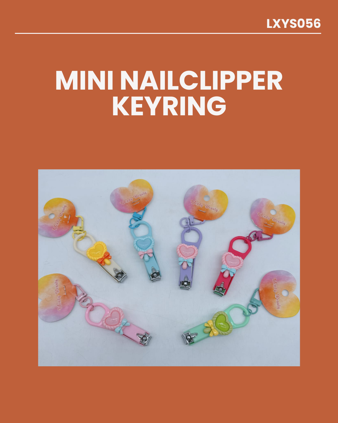 Mini NailClipper Keyring LXYS056