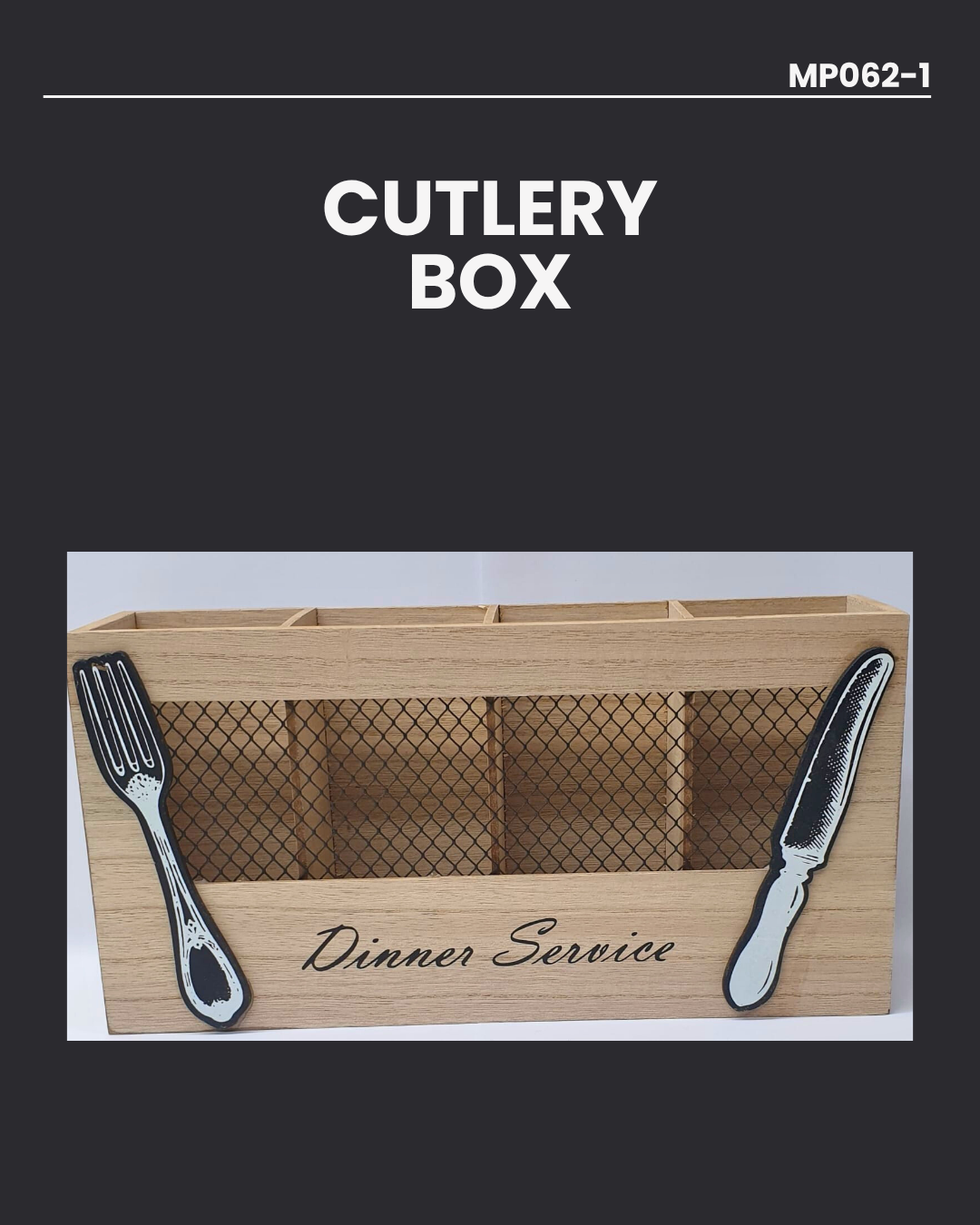 Cutlery Box 16x9x31cm MP062-1