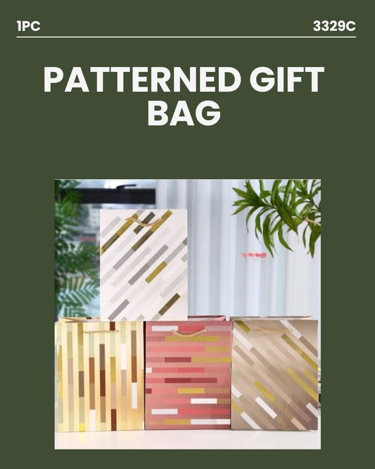 Patterned Gift Bag 3329C