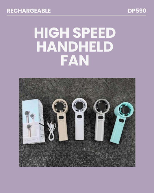 High Speed Handheld Fan - Rechargeable DP590