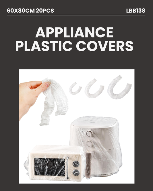20pc Appliance Plastic Covers 60x80cm LBB138