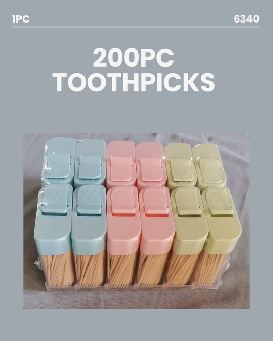 200pc Toothpicks 1pc 6340