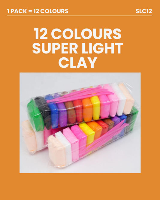 Super Light Clay 12colors SLC12