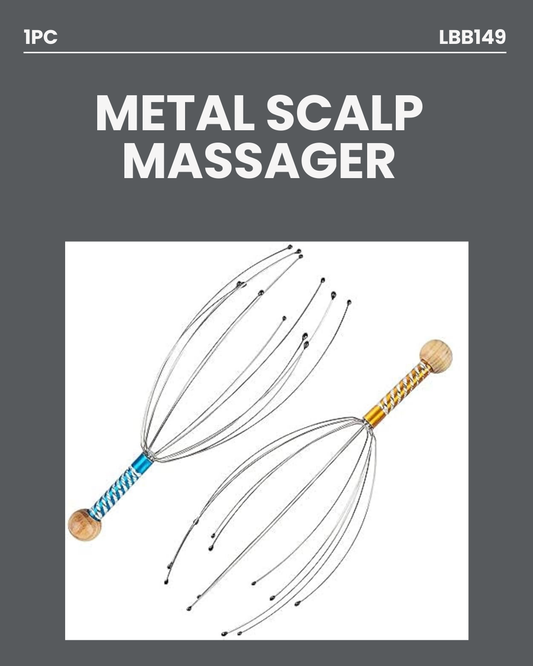 1pc Metal Scalp Massager LBB149