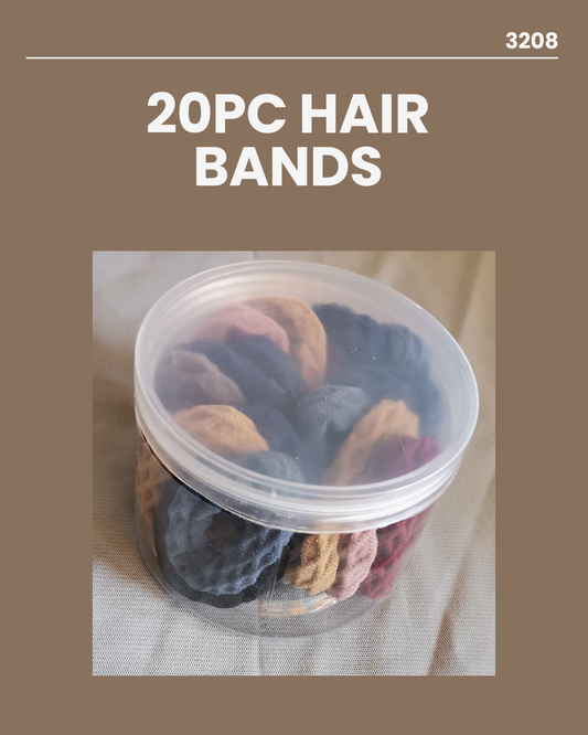 20pc Hair Bands 3208